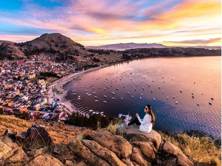 Isla del Sol on Lake Titicaca, Bolivia