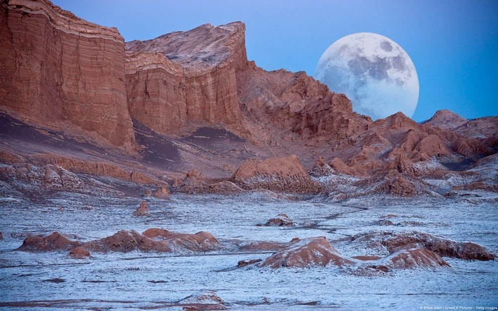 Valle de la Luna rock formations near La Paz, Bolivia